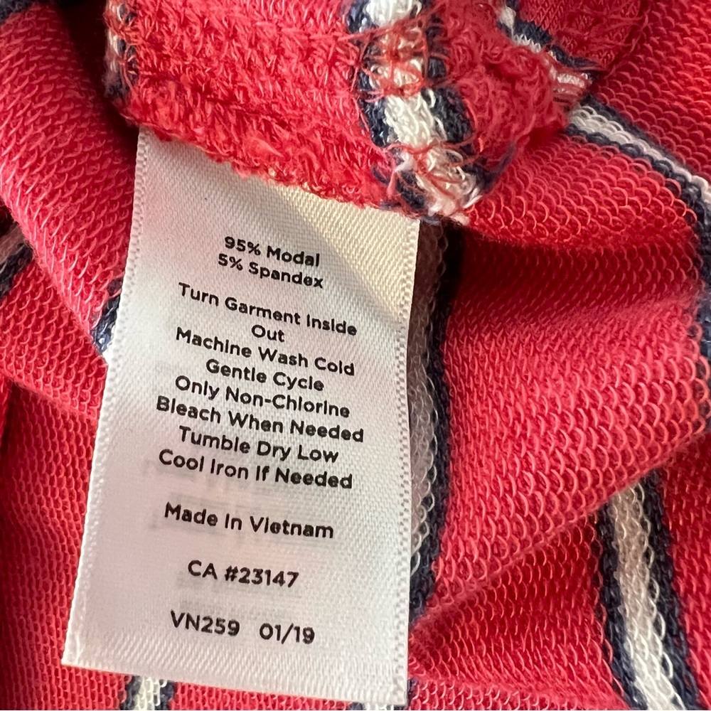 🌸2/$20 T by Talbots Women's Patch Pocket Stripe Dress- Scoop-Neck Size M - Picture 8 of 9
